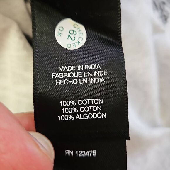 Sean John Short Sleeve Newspaper Graphic Tee Bright White Large - Picture 10 of 12